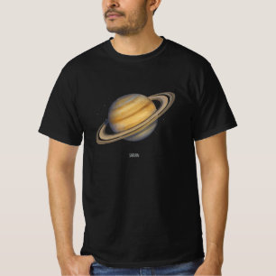 Artistic Saturn with Vibrant Rings T-Shirt