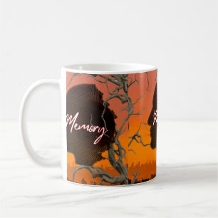 Artistic Silhouette "Memory" Vintage Aesthetic Mug