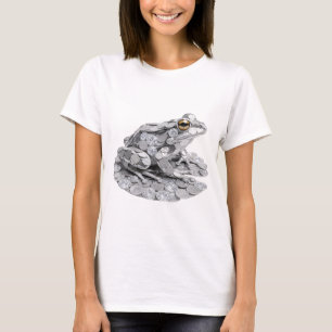 Artistic Silver ABSTRACT ART Abstract Design T-Shirt