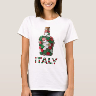 Artistic Silver ITALY Print T-Shirt