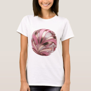 Artistic Silver PINK AND GOLD METALIC BALL T-Shirt