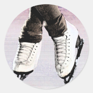 Artistic Skates Classic Round Sticker