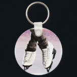 Artistic Skates Key Ring<br><div class="desc">figure skating,  figure skate,  figure skater,  ice skating,  ice skate,  ice skater,  skating,  skater,  skate,  passion for skating,  skates,  pair of skates, </div>