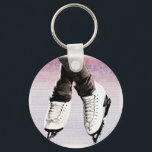 Artistic Skates Key Ring<br><div class="desc">figure skating,  figure skate,  figure skater,  ice skating,  ice skate,  ice skater,  skating,  skater,  skate,  passion for skating,  skates,  pair of skates, </div>