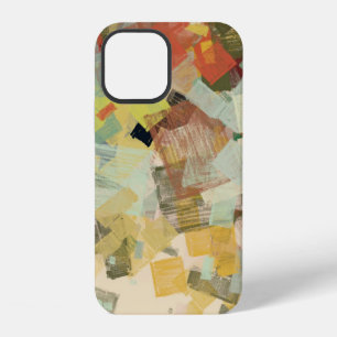Artistic sketch material. Abstract geometric patte iPhone 12 Case