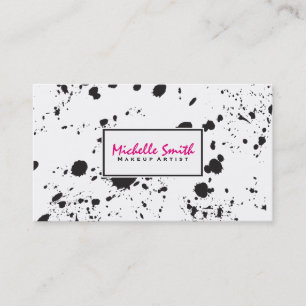 Artistic Spatter Business Card