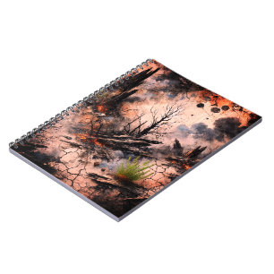 Artistic Spiral Notebook for Creativity