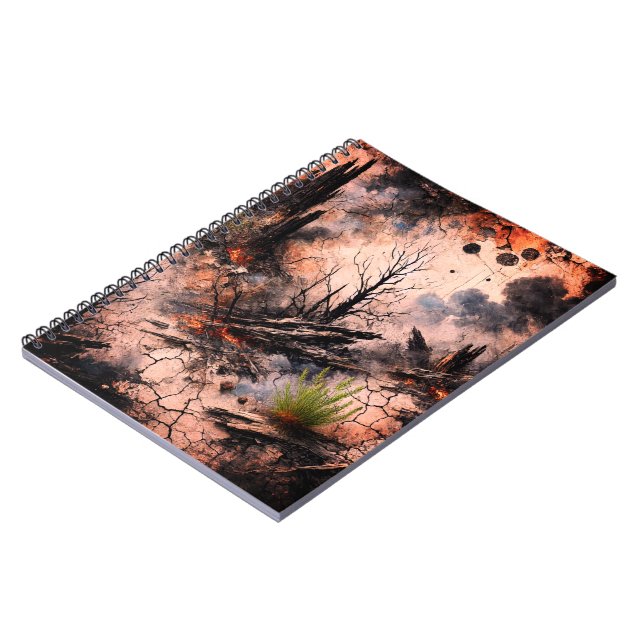 Artistic Spiral Notebook for Creativity (Left Side)