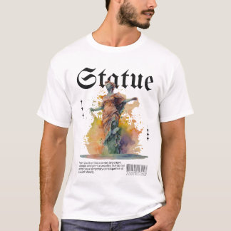 Artistic Statue Graphic Tee