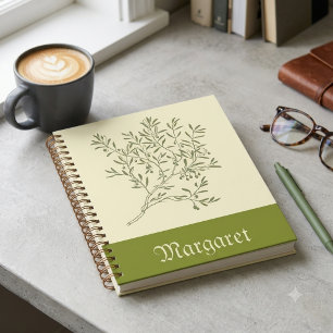 Artistic style minimal design notebook