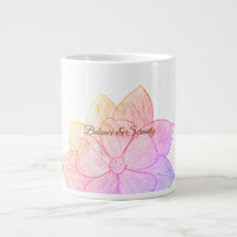 Artistic Sunset Floral "Balance & Serenity"