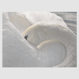 Artistic Swan Decoupage Tissue Paper