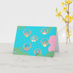 Artistic Swimmers   Artistic Swimming Illustration Card