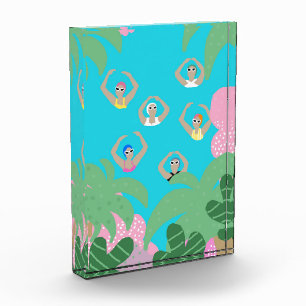 Artistic Swimmers Artistic Swimming Illustration Photo Block
