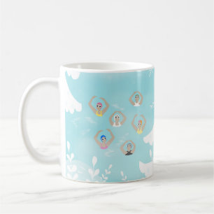 Artistic Swimmers   Artistic Swimming Winter Art  Coffee Mug