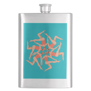 Artistic Swimmers - Synchronised Swimming Hip Flask