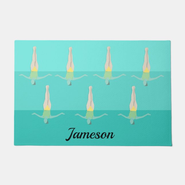 Artistic Swimming Doormat (Front)