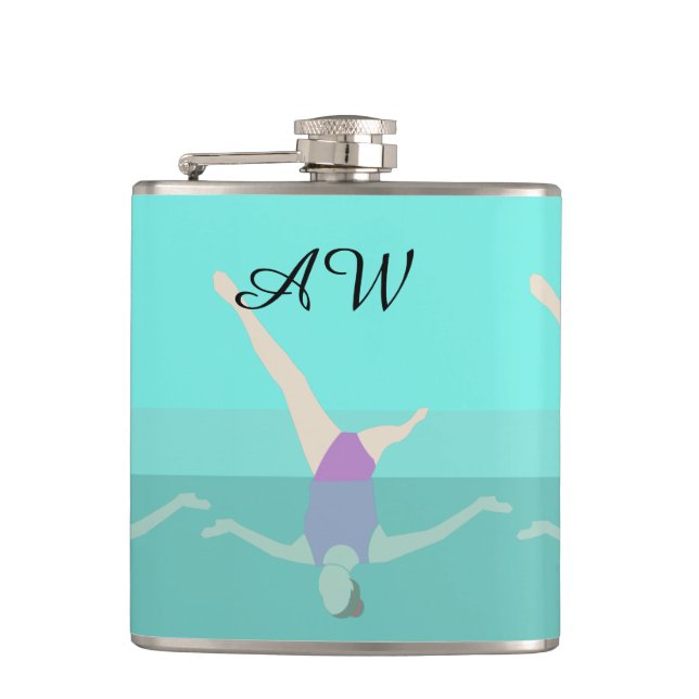 Artistic Swimming Hip Flask (Front)