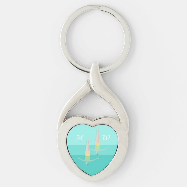 Artistic Swimming Key Ring (Front)