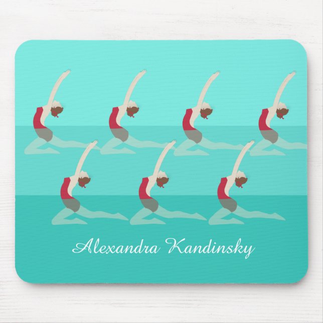 Artistic Swimming Mouse Pad (Front)