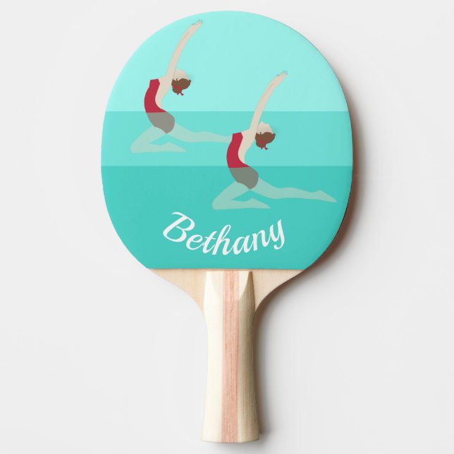 Artistic Swimming Ping Pong Paddle (Front)