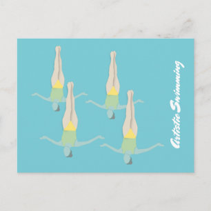 Artistic Swimming Postcard