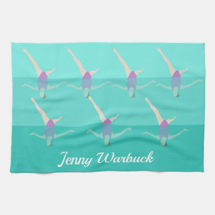 Artistic Swimming Tea Towel