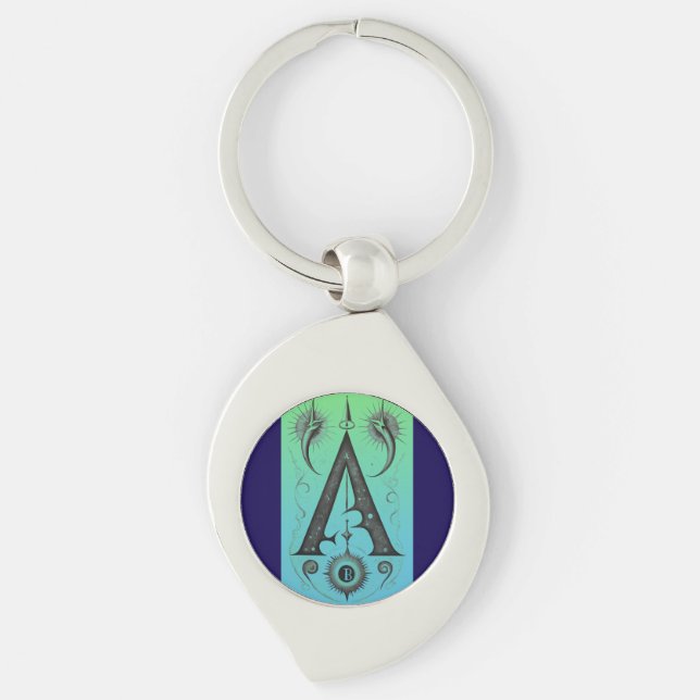 Artistic Symbol of Vision & Energy Key Ring (Front)