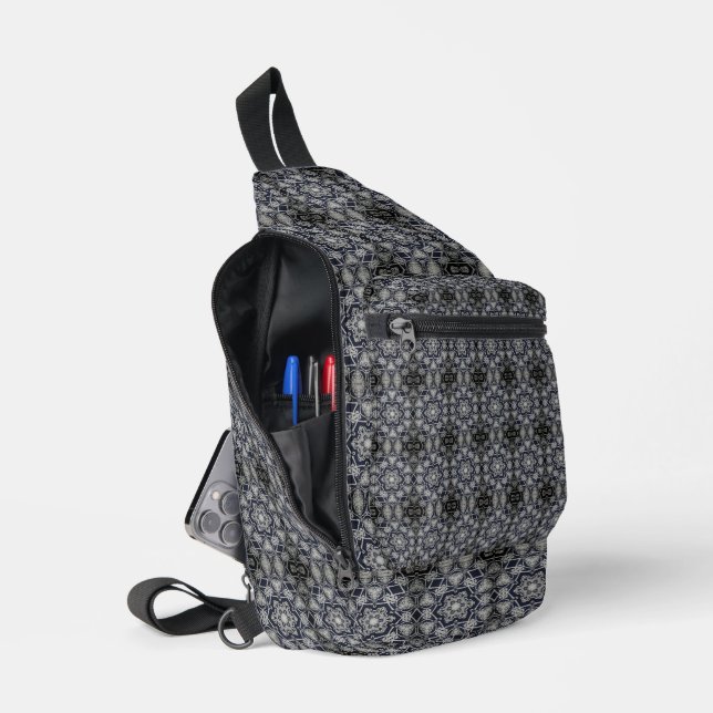  Artistic Symmetrical Classic Sling Bag (Open)