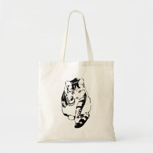 Artistic Tabby Portrait Tote Bag