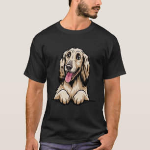 Artistic Tazi Baluchi Scent Afghan Hound T-Shirt