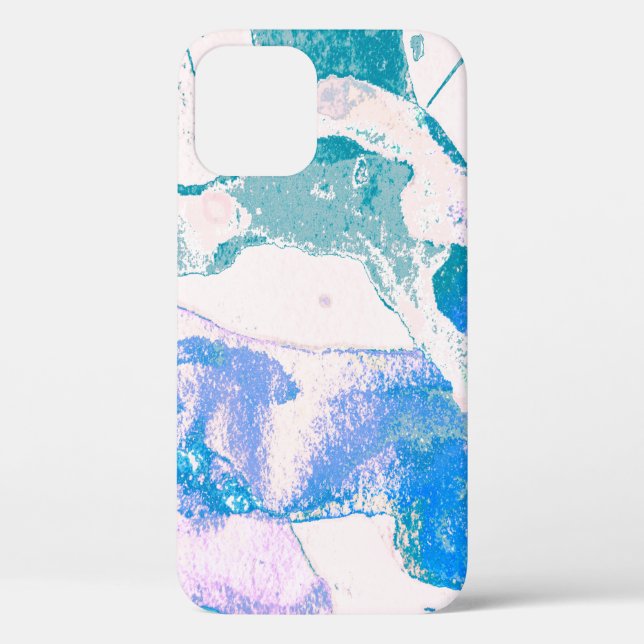 Artistic Texture. Bright Violet Border. Violet Art Case-Mate iPhone Case (Back)