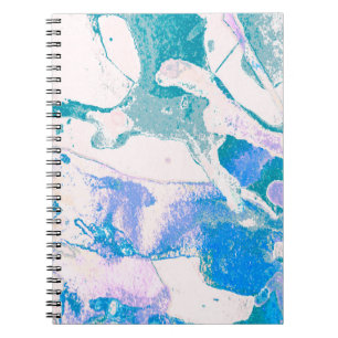 Artistic Texture. Bright Violet Border. Violet Art Notebook