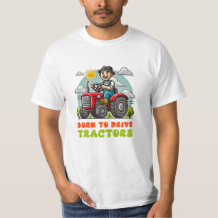 Artistic Tractor Artwork for Farm Enthusiasts T-Shirt