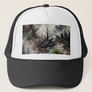 Artistic Trucker Hat – Bold & Unique Design