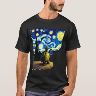 Artistic Turtle Shirt  Starry Night Turtle (4)