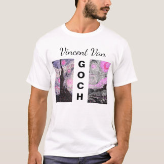 Artistic Van Gogh Broken Paint Tee
