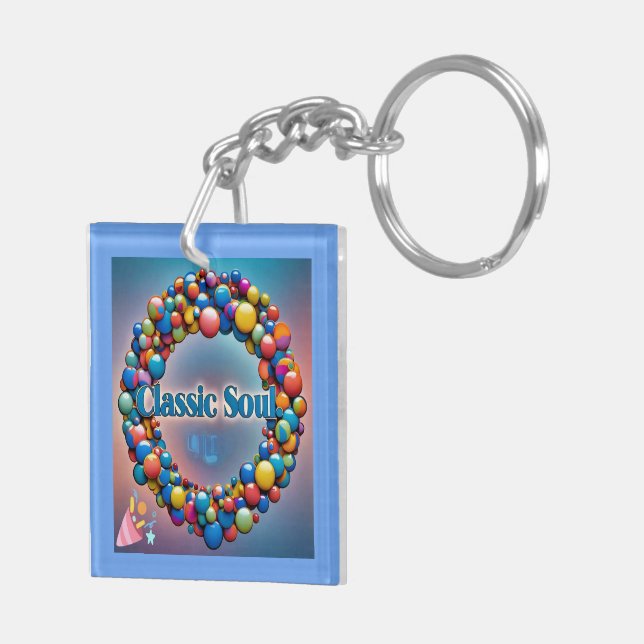 "Artistic Vibes" Key Ring (Back Right)