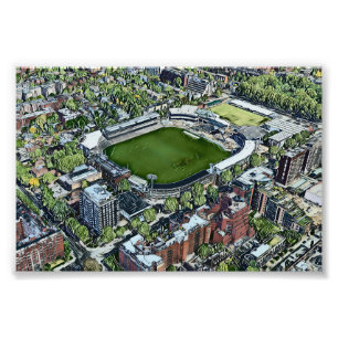 Artistic View of Lord’s Cricket Ground, London Photo Print