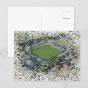 Artistic View of Lord’s Cricket Ground, London Postcard