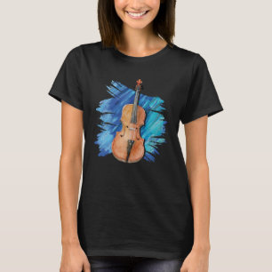 Artistic Viola Painting  Violist Music Instrument T-Shirt