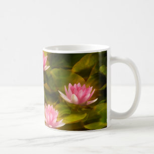 Artistic water lilies, California Coffee Mug