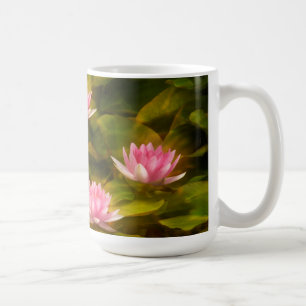 Artistic water lilies, California Coffee Mug