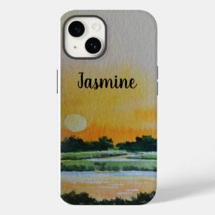 artistic watercolor art scenery sunrise Case-Mate  Case-Mate iPhone 14 Case
