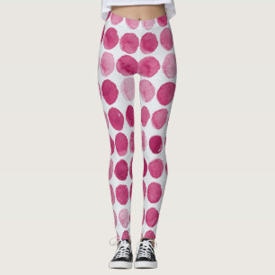 Artistic Watercolor Background Splash Leggings