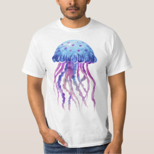 Artistic Watercolor Jellyfish T-Shirt