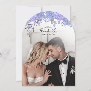 Artistic Wedding Thank You Photo Card