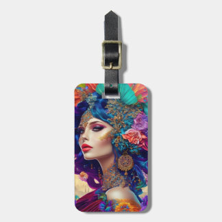 Artistic Women Acrylic Luggage Tag