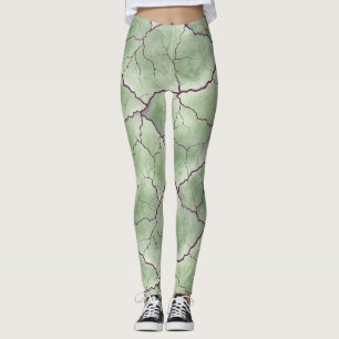 Artistic Zombie Skin Texture Pattern  Leggings