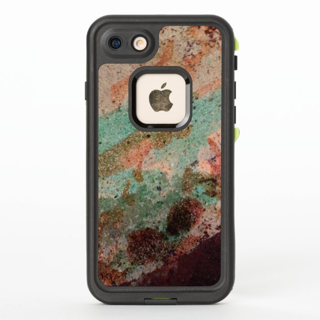 Artistically Stained Cement LifeProof iPhone Case (Back)
